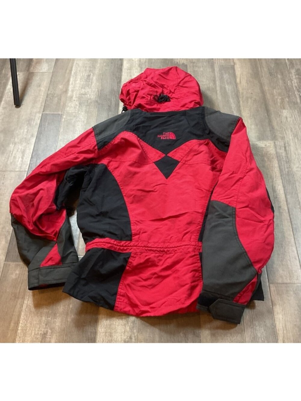 Vintage The North Face Extreme Light Red Black Jacket Women 10 Outdoors Gorpcore